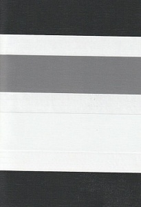 Закрытые рулонные шторы день-ночь Салерно, серый 2002 купить в Чехове с доставкой